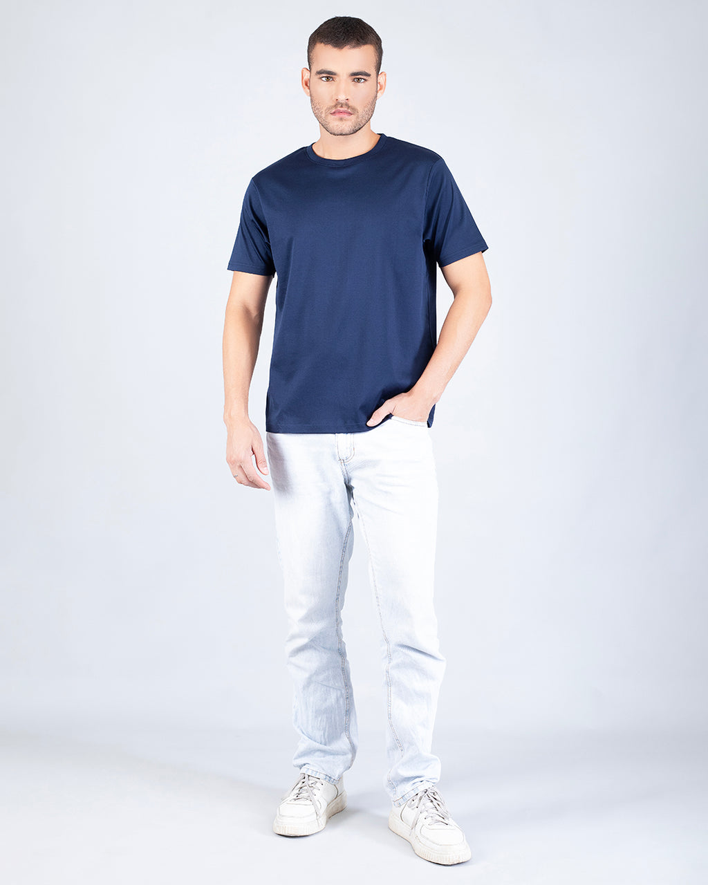 Harbor Blue 100% Supima Cotton - The Hover Tee