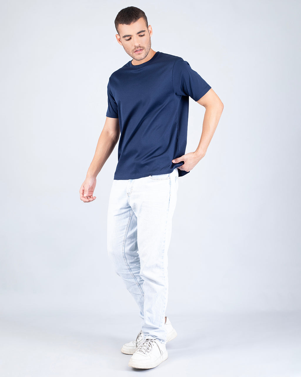 Harbor Blue 100% Supima Cotton - The Hover Tee