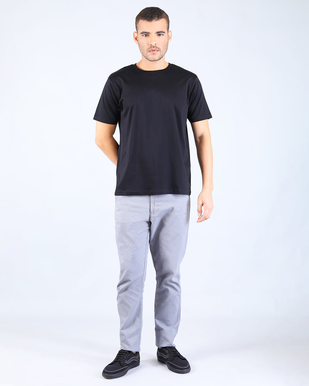 Shadow Black 100% Supima Cotton - The Hover Tee