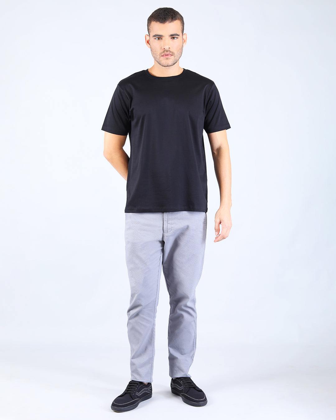 Shadow Black 100% Supima Cotton - The Hover Tee