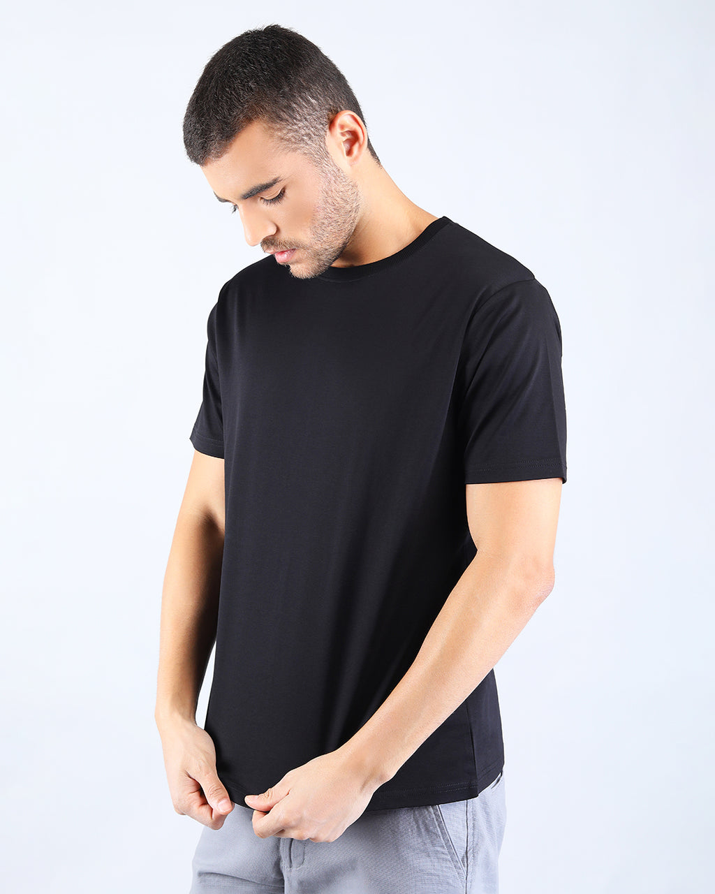Shadow Black 100% Supima Cotton - The Hover Tee