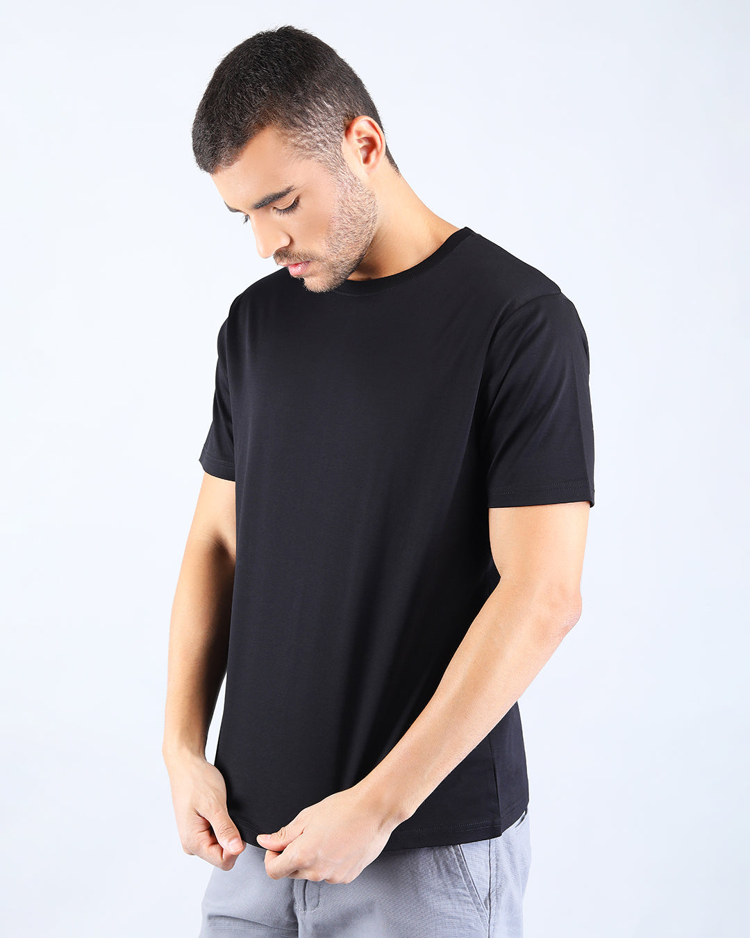 Shadow Black 100% Supima Cotton - The Hover Tee