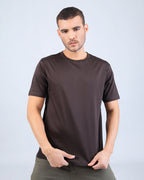 Earthy Brown 100% Supima Cotton - The Hover Tee