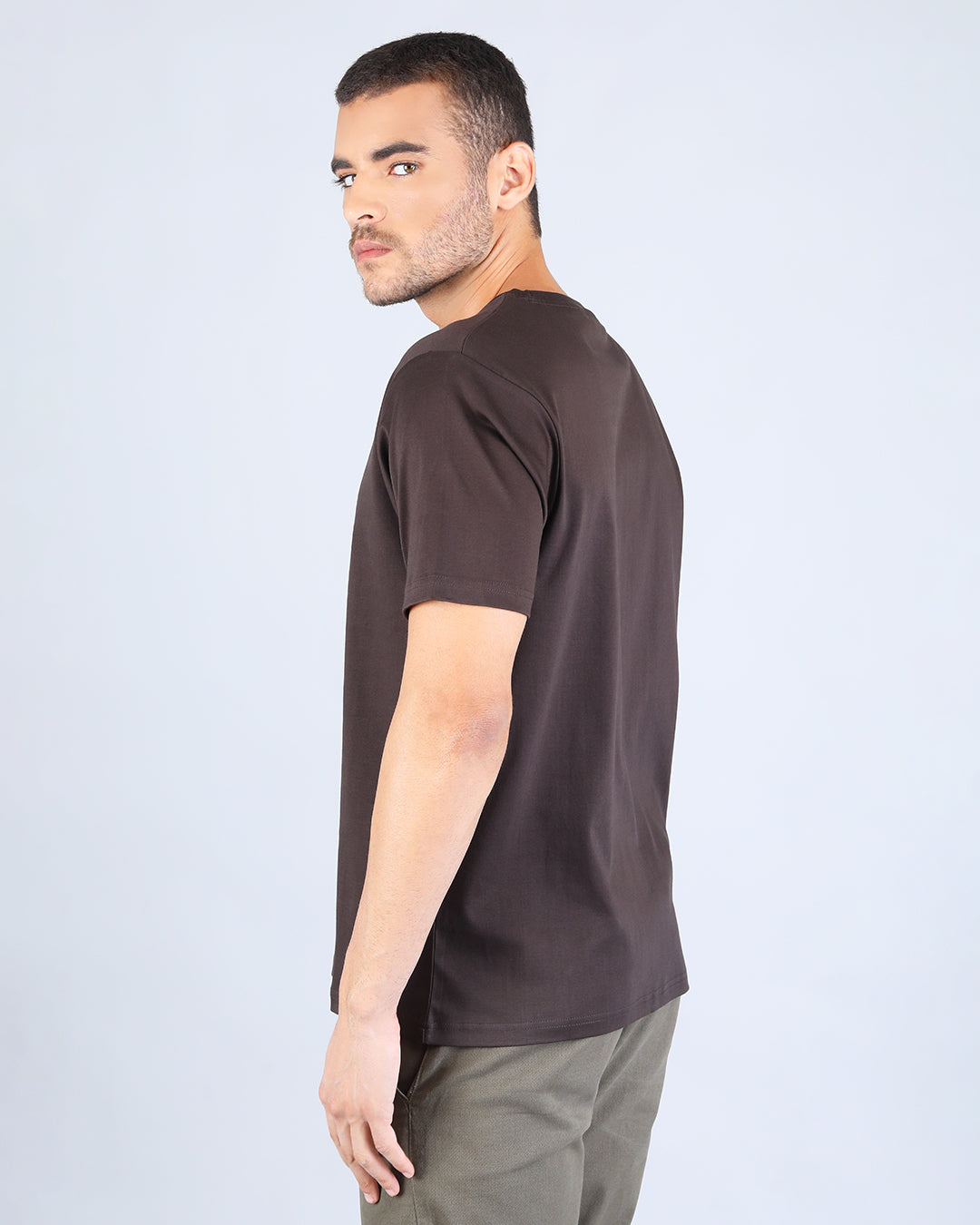 Earthy Brown 100% Supima Cotton - The Hover Tee